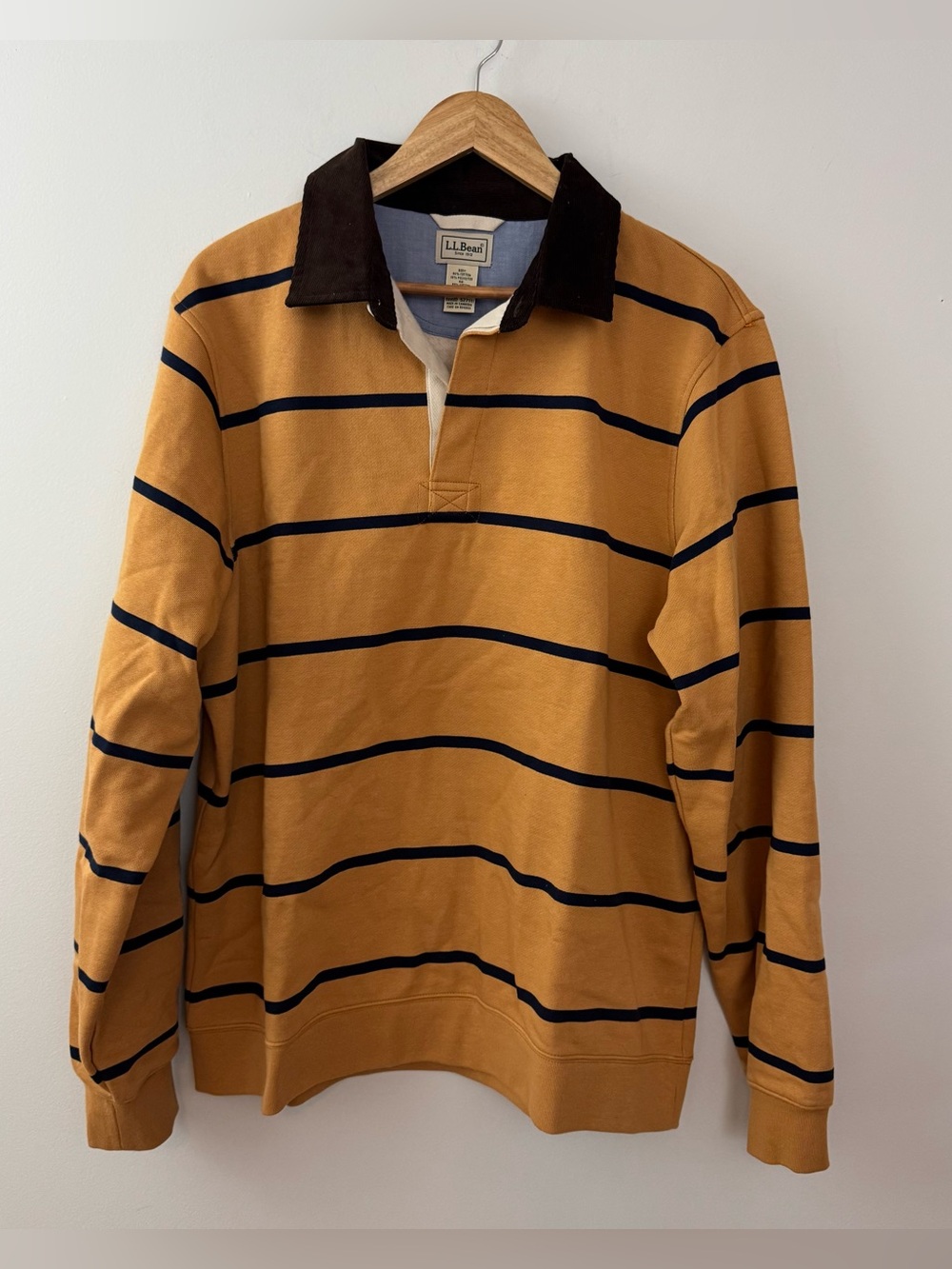 L.L.Bean Men's Mariner Ultrasoft Sweatshirt, Stripe Size L